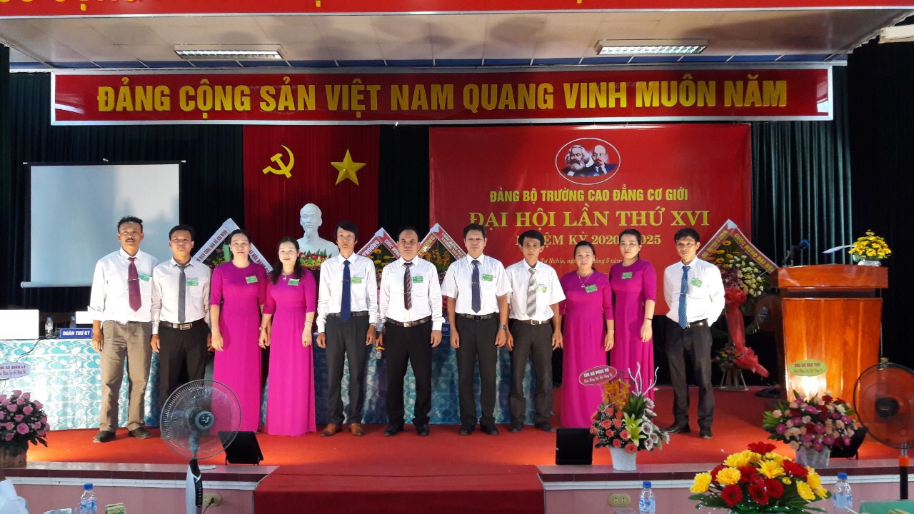 Đại hội Đảng bộ Trường lần thứ XVI nhiệm kỳ 2020-2025