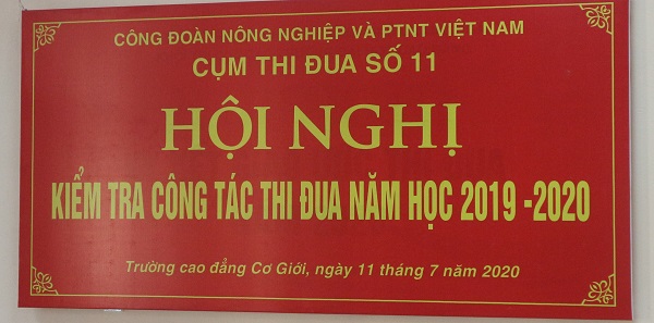 Kiểm tra công tác thi đua năm học 2019-2020