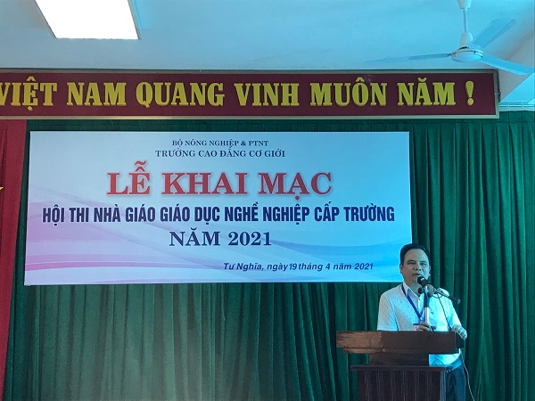 KHAI MẠC HỘI THI NHÀ GIÁO GDNN CẤP TRƯỜNG NĂM HỌC 2020-2021 KHAI MẠC HỘI THI NHÀ GIÁO GDNN CẤP TRƯỜNG NĂM HỌC 2020-2021