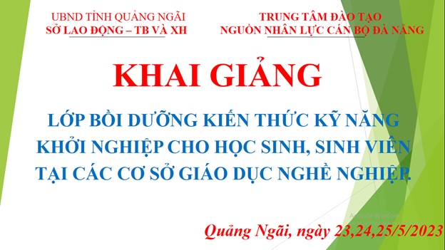 Bồi Dưỡng Kỹ Năng Mềm, Kỹ Năng Khởi Nghiệp Cho HSSV Bồi Dưỡng Kỹ Năng Mềm, Kỹ Năng Khởi Nghiệp Cho HSSV