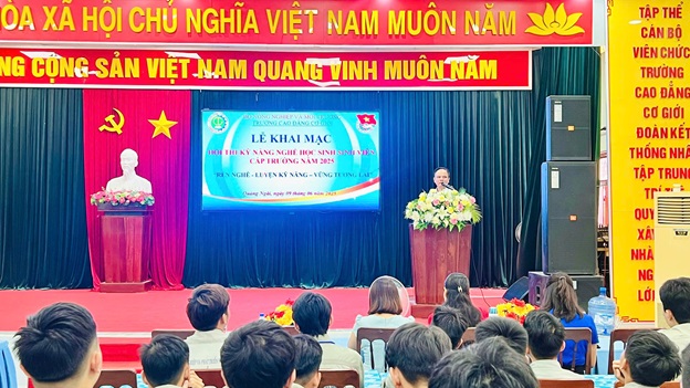 Khai Mạc Hội Thi Kĩ Năng Nghề Cho HSSV Năm Học 2024- 2025