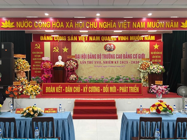 Đại Hội Đảng Bộ Trường Cao Đẳng Cơ Giới Lần Thứ XVII, Nhiệm Kỳ 2025 – 2030