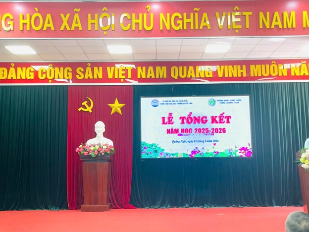 Tổng kết năm học 2025-2026 cho học sinh học chương trình văn hóa THPT